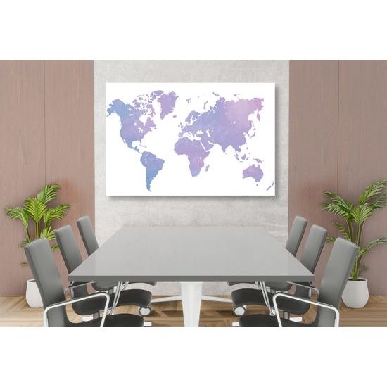 Obraz zaujímavá mapa sveta