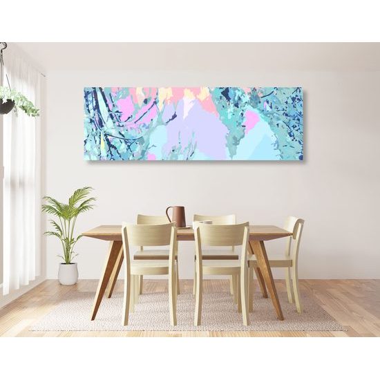 Obraz abstraktná zimná krajina