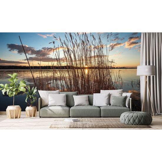 Originálna samolepiaca fototapeta zákutie jazera