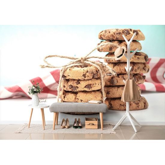 Fototapeta cookies sušienky s kúskami čokolády