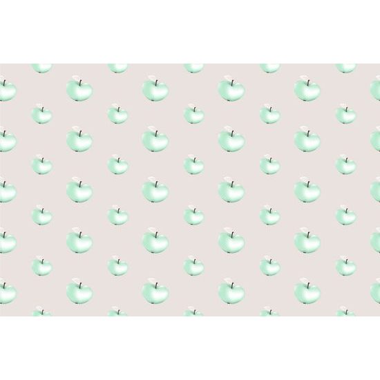 Samolepiaca tapeta zelené jablká