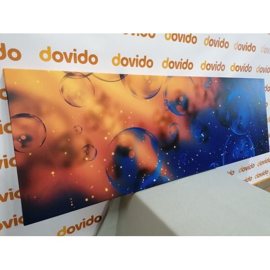 Obraz bublinky a nočná obloha