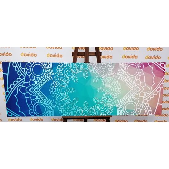 Obraz Mandala v pozitívnych farbách