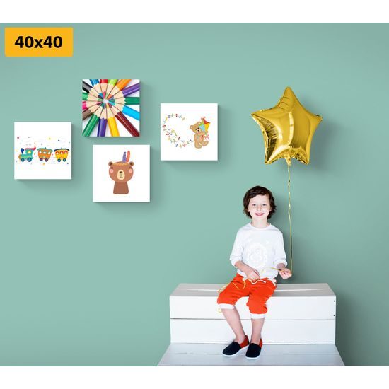 Set obrazov detská radosť