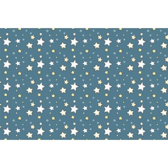 Tapeta hravé hviezdičky na modrom pozadí
