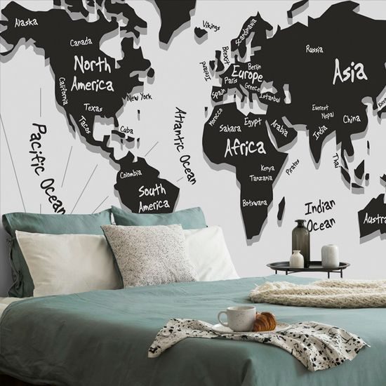 Tapeta zaujímava mapa sveta