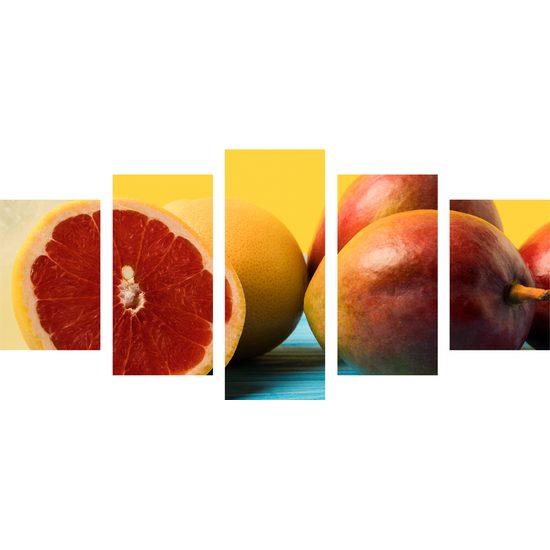 5-dielny obraz tropická limonáda