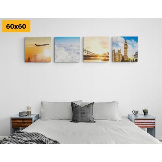 Set obrazov cesta za dobrodružstvom