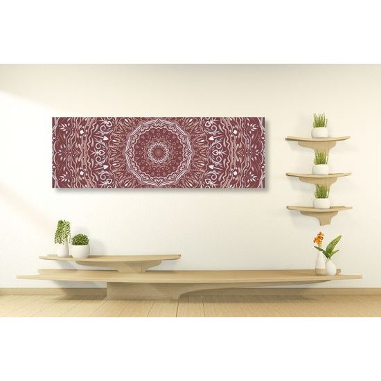 Obraz ukľudnujúca Mandala v ružovom prevedení
