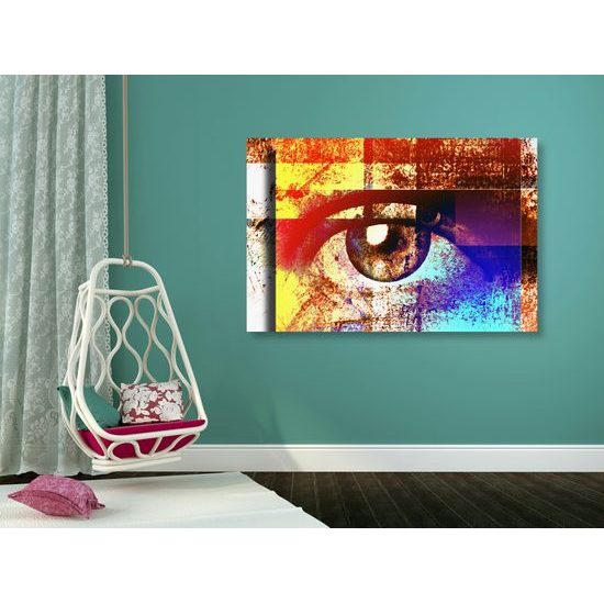 Obraz abstraktné znázornenie oka