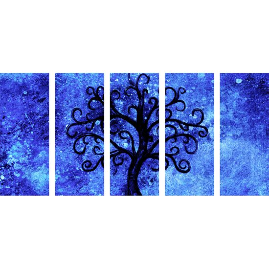5-dielny obraz strom života v nekonečnom vesmíre