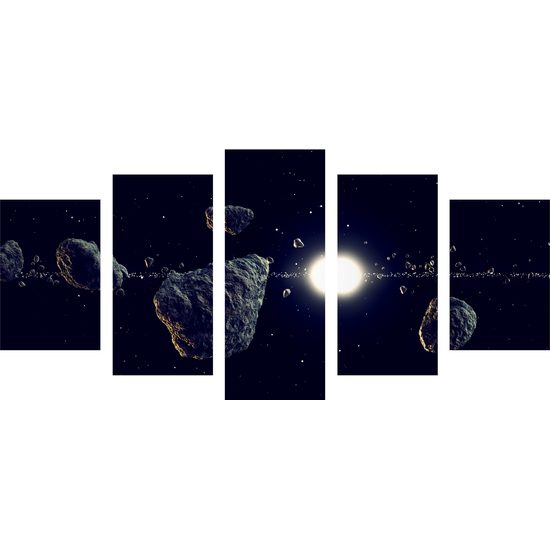 5-dielny obraz asteroidy