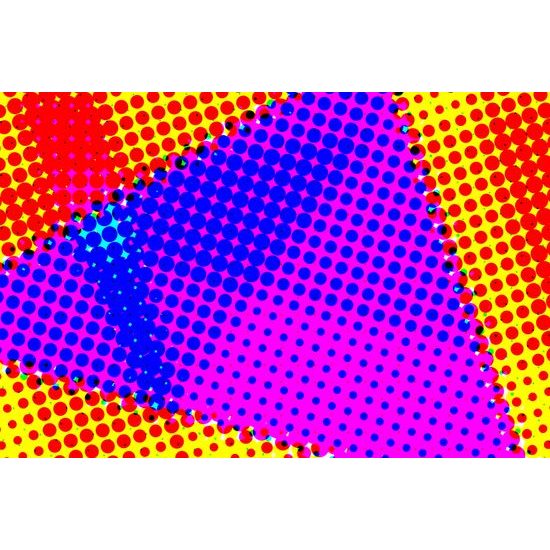 Obraz abstraktné bodky