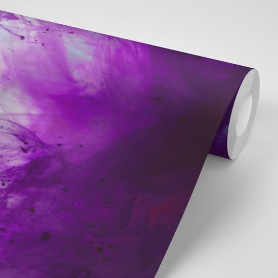 Zaujímavá samolepiaca tapeta abstrakcia vo fialovo-modrej farbe