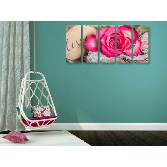 5-dielny obraz vyznanie lásky