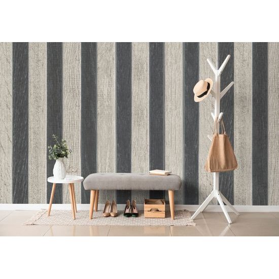 Samolepiaca tapeta kontrast dreva s vintage nádychom