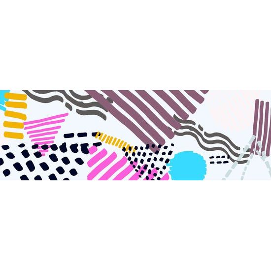 Obraz pútavý farebný vzor