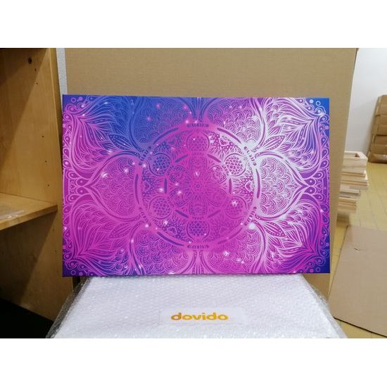 Obraz fialová galaktická Mandala