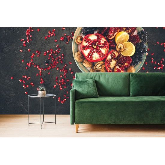 Samolepiaca fototapeta exotické granátové jablko