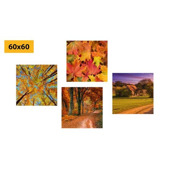 Set obrazov krásy jesene