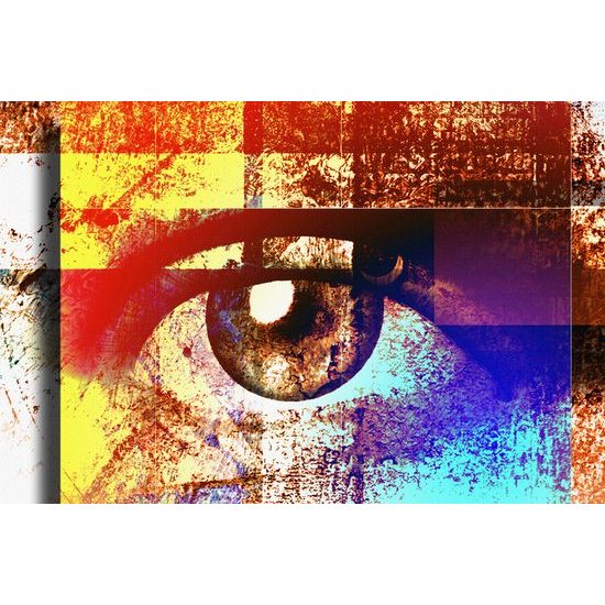 Obraz abstraktné znázornenie oka