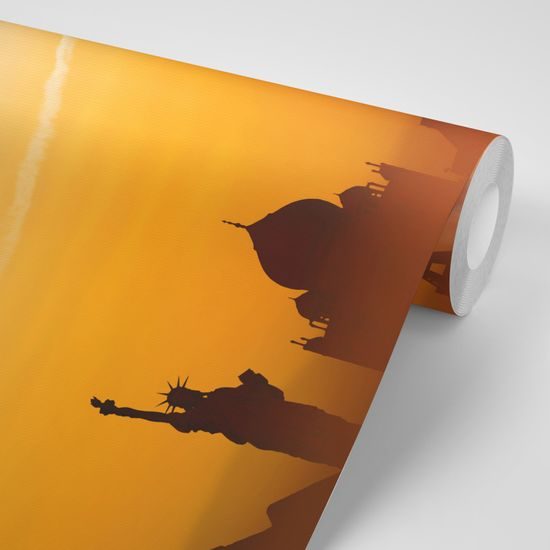 Tapeta lietadlom okolo sveta