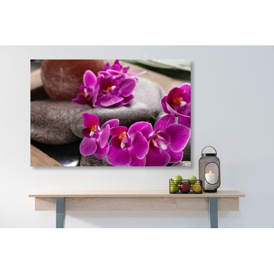 Obraz Feng Shui zátišie s orchideou