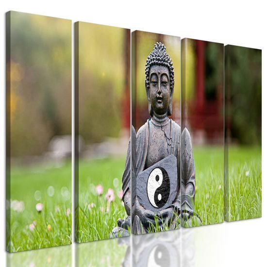 5-dielny obraz jin a jang