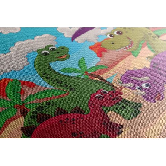 Obraz dinosaurí kamaráti