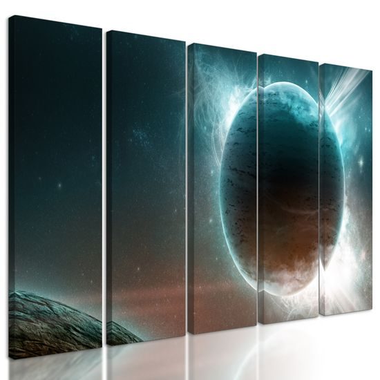 5-dielny obraz neznáma planéta