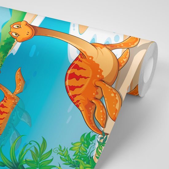 Tapeta štastné dinosaury