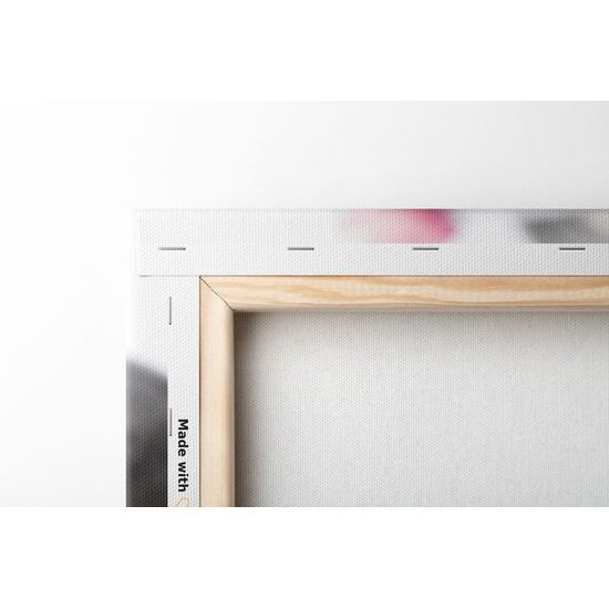 Obraz zen kamene s lupeňami kvetu