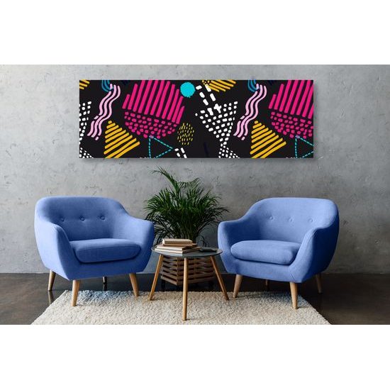 Obraz farebná pop art abstrakcia