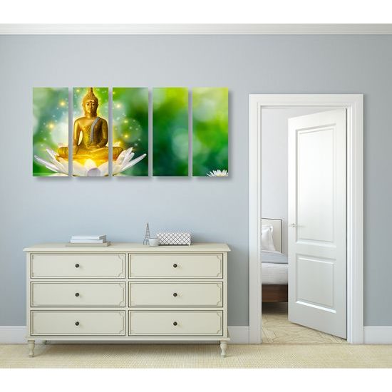 5-dielny obraz harmonický Budha