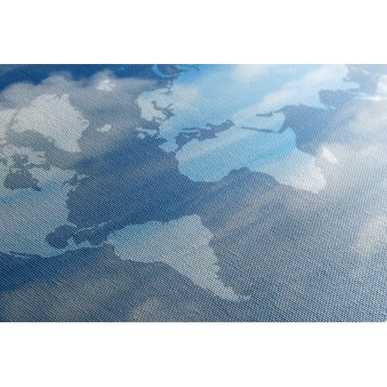 Obraz mapa na oblohe