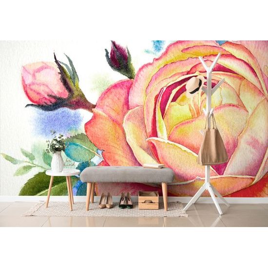 Tapeta krásna maľba ruže