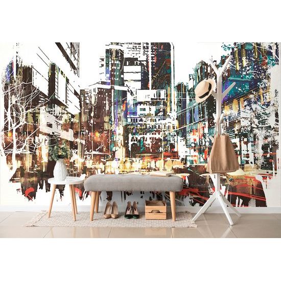 Samolepiaca tapeta rušná ulica metropoly