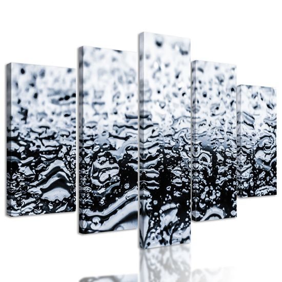 5-dielny obraz zem po daždi