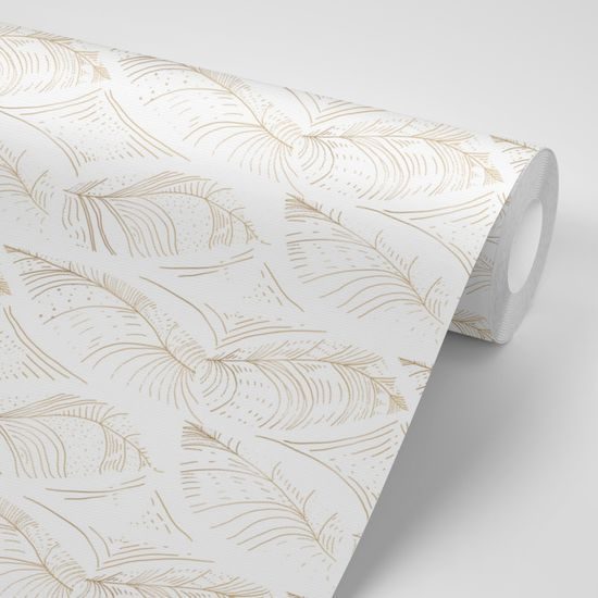 Samolepiaca tapeta jemné zobrazenie listu