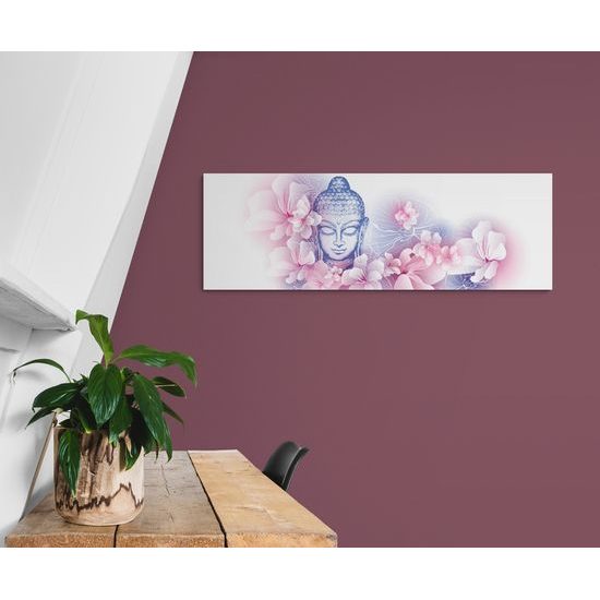 Obraz Budha v romantickom prevedení