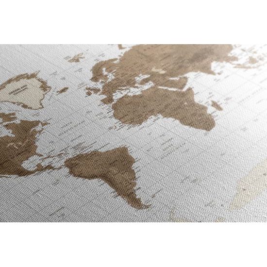 Obraz štýlová vintage mapa