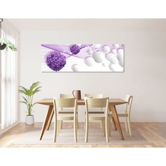 Obraz futuristická abstrakcia kvetín