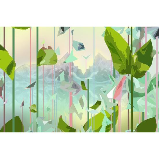 Obraz zelený raj listov