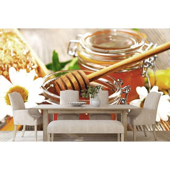 Samolepiaca fototapeta medové zátišie