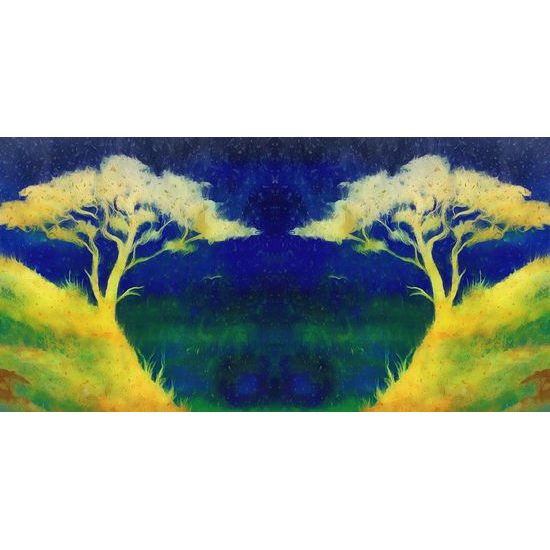 Obraz krásy prírody vo vintage prevedení