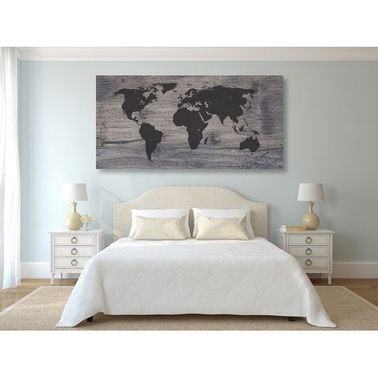 Obraz umelecká mapa sveta