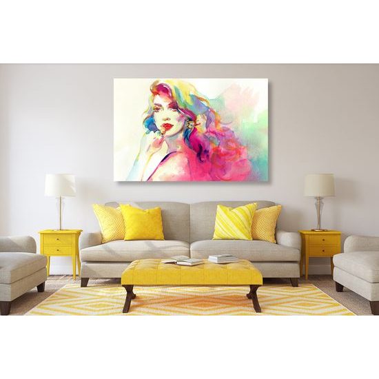 Obraz portét nádhernej ženy