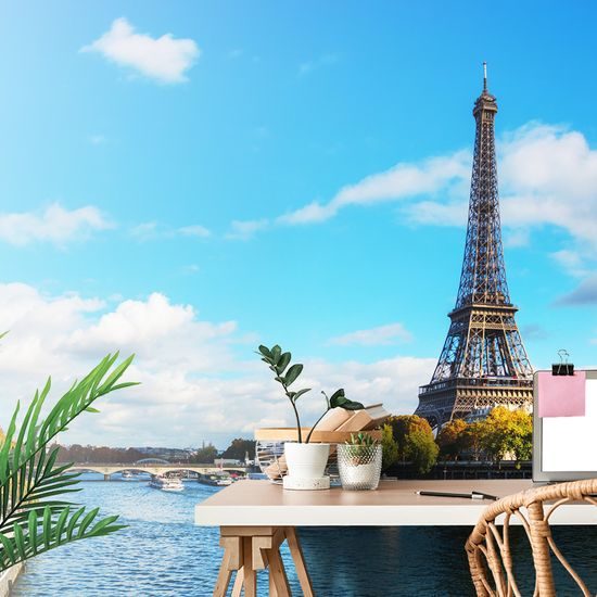 Samolepiaca fototapeta pohľad na dominantu Paríža
