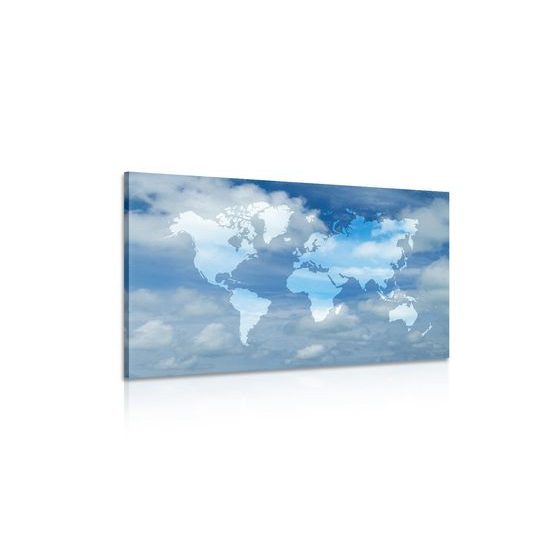 Obraz mapa na oblohe
