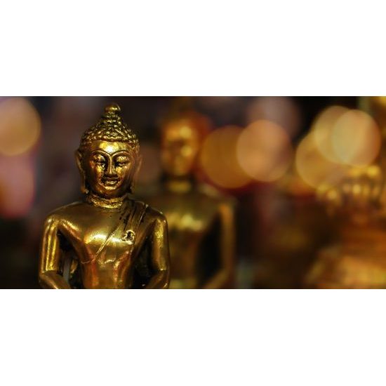 Obraz zlatá soška Budhu